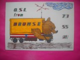 HOPCT 15122 BRUMSI - GERMANIA--CARTE POSTALA RADIO AMATOR / RADIOAMATORI CARICATURA -CIRCULATA