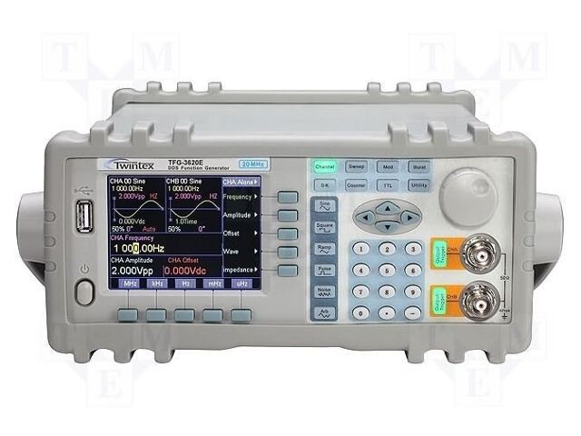 Generator de func&Aring;&pound;ii TWINTEX 10MHz LCD TFT 3,5 Ch: 2
