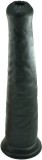 Dildo Massive cu Ventuza, PVC, Negru, 32 cm, Mokko Toys