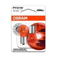SET 2 BECURI 12V PY21W ORIGINAL BLISTER OSRAM