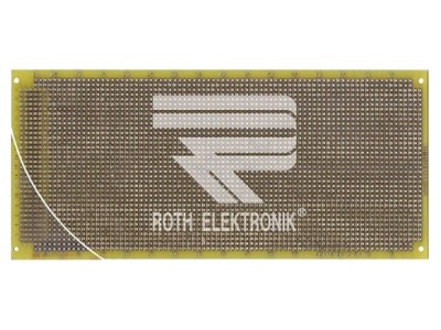 Placă universală față 100x220mm ROTH ELEKTRONIK RE332-LF foto