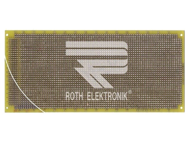 Placă universală față 100x220mm ROTH ELEKTRONIK RE332-LF
