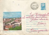 Romania, Tg. Mures, Vedere generala, plic circulat intern, 1974