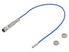 Senzor Inductiv PNP NO 0-0,8mm 10-30VDC ?3 IP67 100mA foto