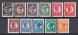 ROMANIA 1930 LP 86 CAROL II FILIGRAN PTT (UZUALE) GUMA ORIGINALA SERIE SARNIERA