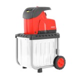 Tocator pentru crengi si resturi vegetale, HECHT 6284 XL, motor electric, putere 2800 W, diametru maxim de taiere crengi 4.5 cm, cutie 60 litri, Hecht - Cehia