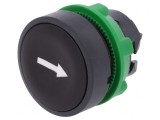 Comutator 22mm Negru cu Apăsare