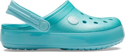 Saboti Crocs Crocband Ice Pop Kids Clog Albastru deschis - Ice Blue foto