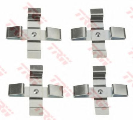Set accesorii, placute frana PORSCHE CAYENNE (9PA, 955) (2002 - 2010) TRW PFK719