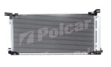 Condensator AC Toyota Corolla 20; motor 1.5, dimensiuni [mm]: 718x355x12, uscator integrat, iesire 14,5mm, intrare 15,4mm; 884A0-02300; SRLine,
