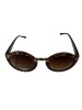Ochelari de soare dama, Animal print, UV400, Plastic, Maro, Oem