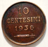 A.189 SAN MARINO 10 CENTESIMI 1936, Europa, Bronz