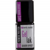 ENII Lac gel UV Power Polish &ndash; Silver Effect 76, 11 ml