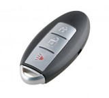 Smart key Nissan Patrol Pathfinder Qashqai 2+1 butoane, inainte 2009, suport baterie pe mijloc, Fara Brand