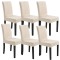 Huse pentru scaun SF6 set 6 buc poliester/elastan bej [neu.haus] HausGarden Leisure