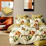 LENJERIE FINET 6 PIESE CU HUSĂ &ndash; 160&times;200 ȘI 180&times;200 (HF6P138) - 180x200