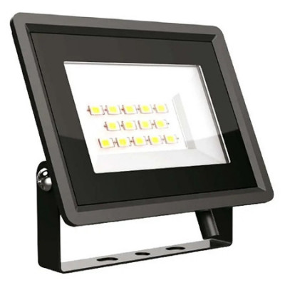 Proiector LED V-tac, 10W, 750 lm, lumina calda, 6500K, IP65, negru foto