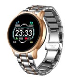 Ceas smartwatch auriu business Lige BMG compatibil Android si IOS., Otel inoxidabil