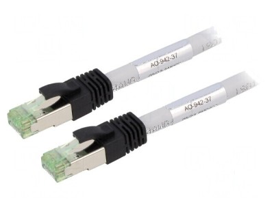 Patch cord S/FTP Cat 8.1 gri 20m Fire: 8 foto