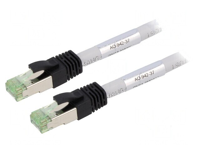 Patch cord S/FTP Cat 8.1 gri 20m Fire: 8