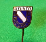Insigna fotbal - "STIINTA" BUCURESTI (varianta 1)