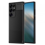 Cumpara ieftin Husa pentru Samsung Galaxy S25 Ultra S938, Techsuit, CarbonFiber, Neagra