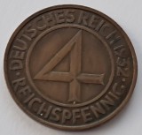 Germania, 4 Reichspfennig 1932 D
