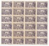 *Romania, lot 613 cu 24 timbre fiscale de ajutor, 1942, bloc, MNH, Nestampilat