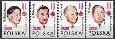 C1440 - Polonia 1989 - Aniversari 4v neuzat perfecta stare foto