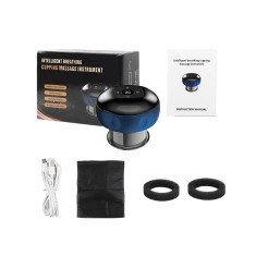 Aparat inteligent profesional de masaj cu ventuze electrice, razuire a punctului de acupunctura, pentru detoxifiere, aspirare in vid cu putere mare, c