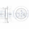 DELPHI BG3662C Disc frana