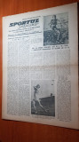 Sportul popular 28 septembrie 1954-iolanda balas victorie internationala,fotbal