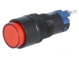 Comutator apăsare Poz 2 SPDT 0,5A/250VAC IP40