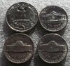P1. USA SUA 5 cents 1988 P 1993 p 1999 p + 25 Quarter 1995 D unele aUNC **, America de Nord