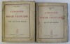 ANTHOLOGIE DE LA POESIE FRANCAISE , XVIIe , XIXe et XXe SIECLES , TOMES I - II par C. - F. RAMUZ *PREZINTA HALOURI DE APA