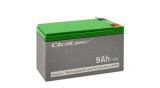 Baterie Qoltec AGM gel 12V 9Ah