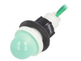 &#039;Lampă Control LED Verde 230V 13mm&#039;
