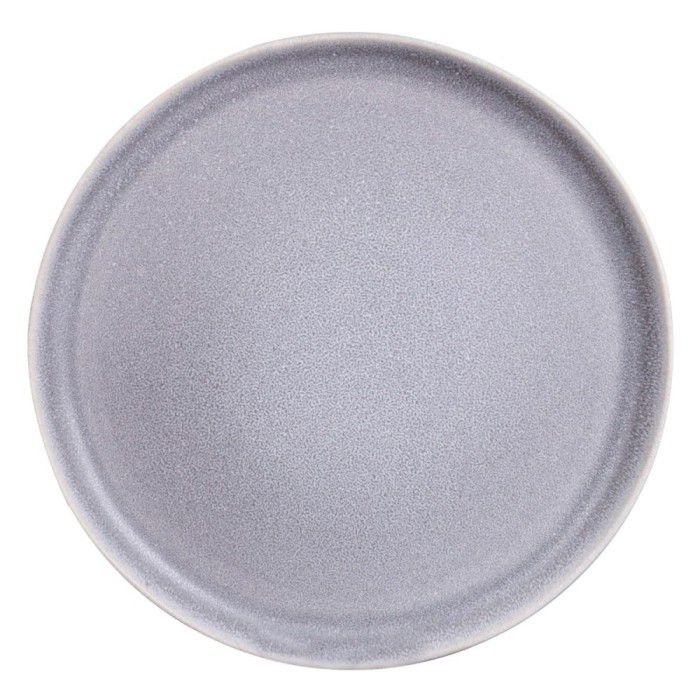 Farfurie intinsa D4112A, portelan, gri, 25 cm