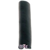 Cumpara ieftin Jumătate de fluturaș - decorațiune fimo unghii roz-neagră, băț, INGINAILS