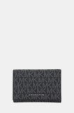 Michael Kors portofel HUDSON culoarea negru, 39T5LHDD6B