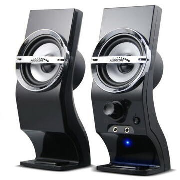 Boxe pentru calculator Audiocore 6W RMS, stereo 2.0, USB foto