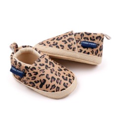 Balerini cu imprimeu leopard pentru fetite (Marime Disponibila: 9-12 luni