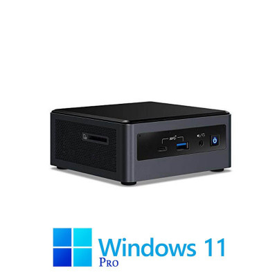 Mini PC Intel NUC NUC10i5FNH, Quad Core i5-10210U, 8GB, 256GB SSD, Win 11 Pro foto