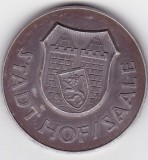 Medalie argint Germania &ndash; STADT HOF/ISAALE &ndash; 30g Ag 986&permil; (1980)