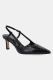 MICHAEL Michael Kors stilettos de piele Alora culoarea negru, 40T5AOMS1L.001