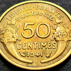 Moneda istorica 50 CENTIMES - FRANTA, anul 1941 * cod 4472