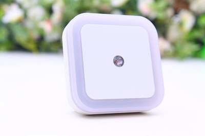 Lampa de veghe LED, ZYuuan, Cu senzor zi-noapte, 0.8W, 40lm, Lumina alba, 100-240V, Alb foto