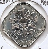 Bahamas 15 Cents 1972 - Elisabeta a II-a, PROOF, Cupru-nichel, 25 mm, KM-19 UNC !!!, America de Nord