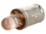 Lampă LED portocalie 12V BA7S