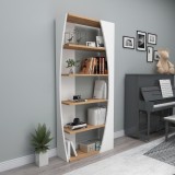 Cumpara ieftin Biblioteca Selge Prag Design, 5 rafturi, 64 x 150 x 24 cm